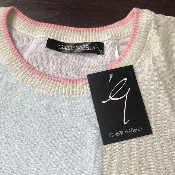 Gabby Isabella Colorblock Tunic Top - Picture 7 of 9